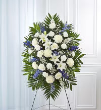 Blue Funeral Standing