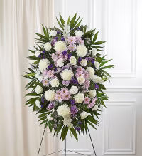 Lavender & White Stand