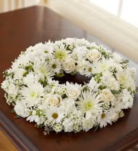 Cremation Wreath White